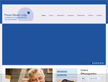 Tablet Screenshot of frauenaerzte.com